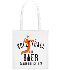 Volleyball Und Bier · Stofftasche