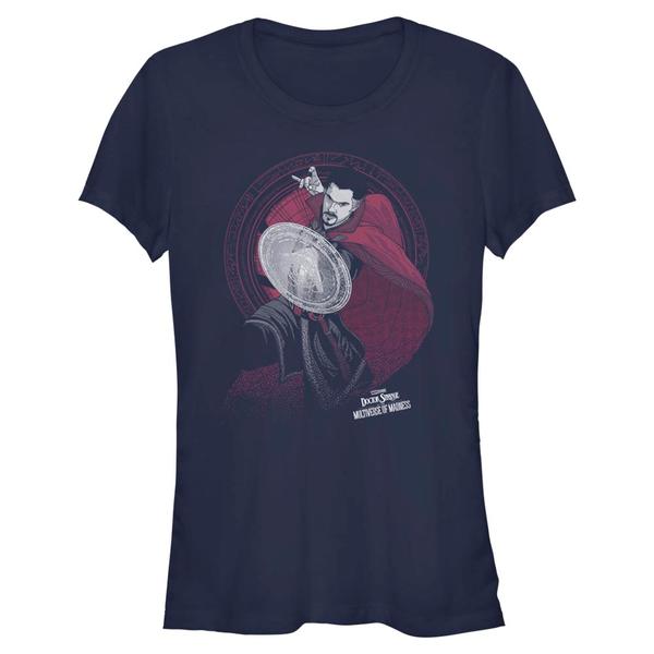Aperçu: Marvel - Doctor Strange - Docteur Strange The Doorway - Femme T-shirt - Bleu marine - Devant