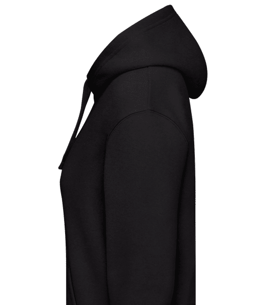 Aperçu: Sweat à capuche standard pour femme - Noir - Gauche