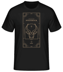 Art Deco Sternzeichen Steinbock · Männer Basic T-Shirt