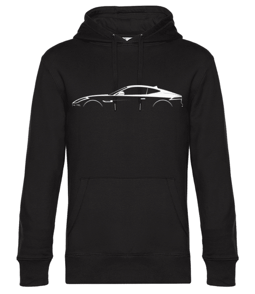 Aperçu: 'Jaguar F-Type' Silhouette - Sweat à capuche premium Unisexe - Noir - Devant