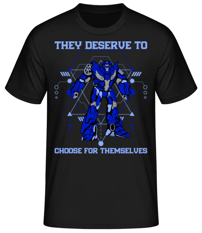 Preview: Deserve To Choose - Men's Basic T-Shirt - Black - Front