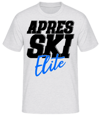 Apres Ski Elite - T-shirt standard Homme - Gris chiné - Devant