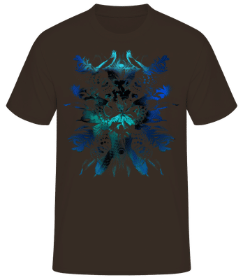 Feathers And Butterflies - Men's B&C T-Shirt - Brown - Front