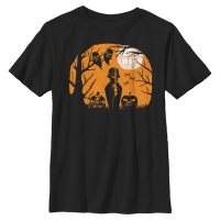 Star Wars - Darth Vader Darth Spooky - Halloween - Kids T-Shirt - Black - Front