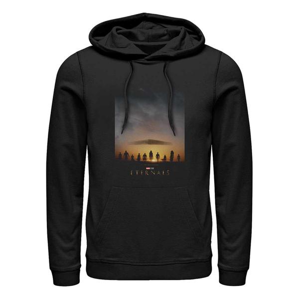 Aperçu: Marvel - Eternals - Photo de groupe Eternals Poster - Unisex Sweat à capuche - Noir - Devant