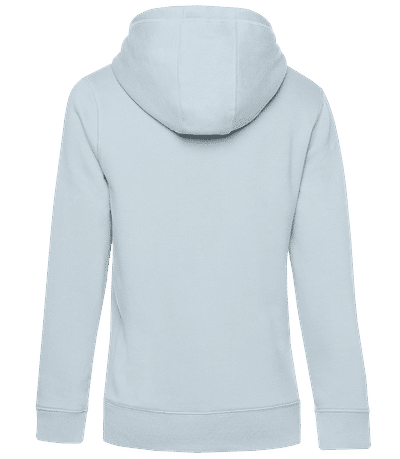 Frauen Standard Hoodie - Hellblau - Hinten