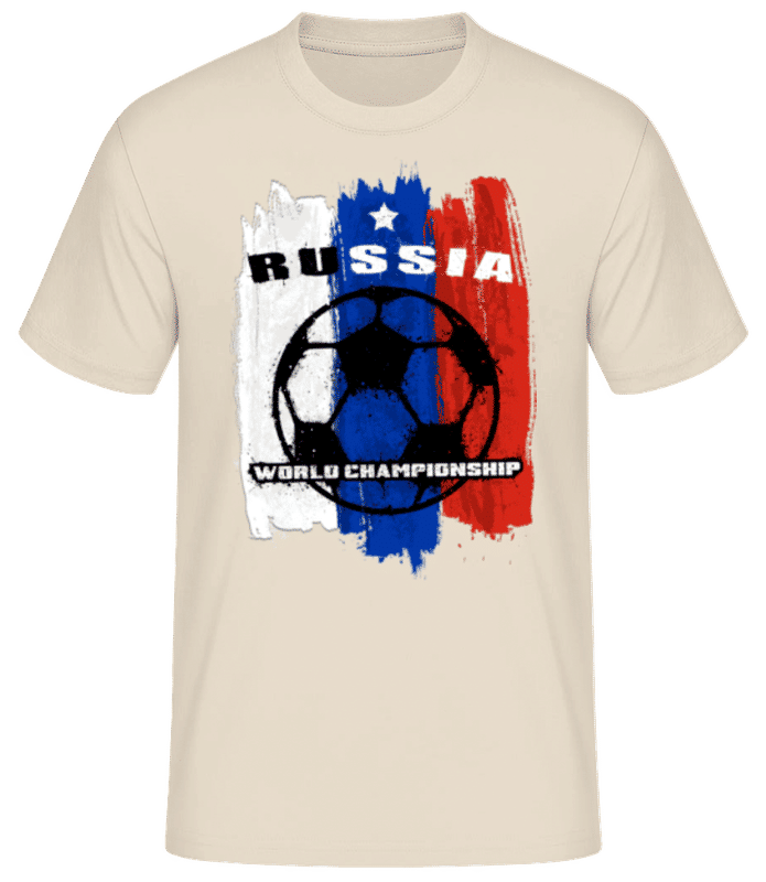 Preview: Russia World Championship - Men's Basic T-Shirt - Cream - Front