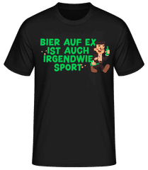 Bier Auf Ex Auch Sport · Männer Basic T-Shirt