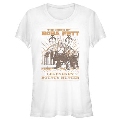 Star Wars - Book of Boba Fett - Boba Fett Hunter Boba - Dámské Tričko - Bílá - Napřed