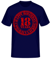 Birthday 18 · Männer Basic T-Shirt