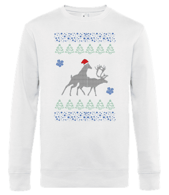 sobov Party - Pánska štandardná mikina - Biela - Predné