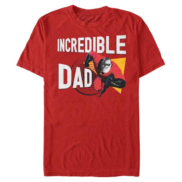 Aperçu: Pixar - Les Indestructibles - Mr. Indestructible Incredi Dad - Father's Day - Homme T-shirt - Rouge - Devant