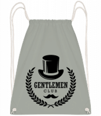 Gentlemen Club - Drawstring Backpack - Anthracite - Vorn