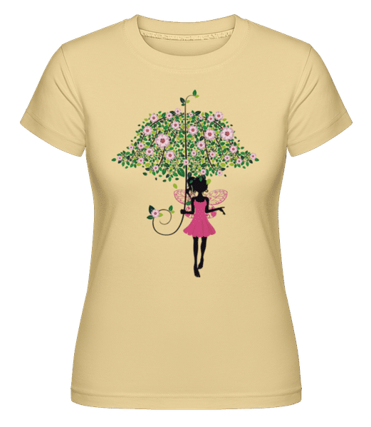Preview: Flower Fairy -  Shirtinator Women's T-Shirt - Yellow - Front