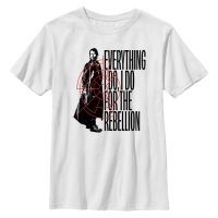 Star Wars - Andor - Cassian Andor Everything for the Rebellion - Kids T-Shirt - White - Front