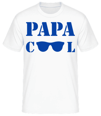 Papa Cool - T-shirt standard Homme - Blanc - Devant
