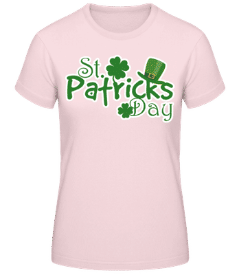 St. Patrick's Day - Women's Basic T-Shirt - Pink - Front