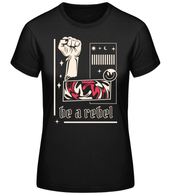 Rebel - Camiseta básica de mujer - Negro - delante