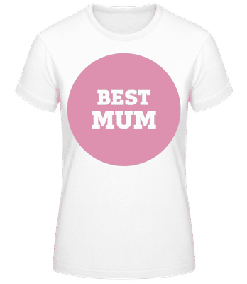 nejlepší Mum - Dámské basic tričko - Bílá - Napřed