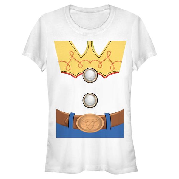 Aperçu: Pixar - Toy Story - Jessie Costume - Femme T-shirt - Blanc - Devant