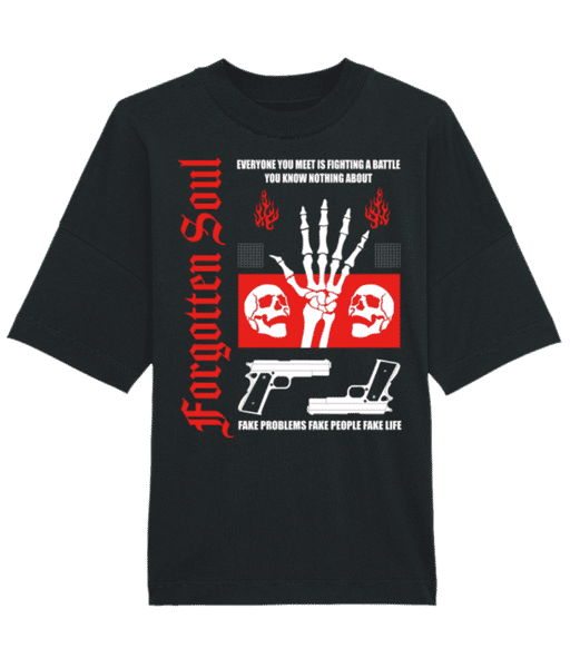 Aperçu: Forgotten Soul - T-shirt Bio unisexe Stanley Stella extra large - Noir - Devant