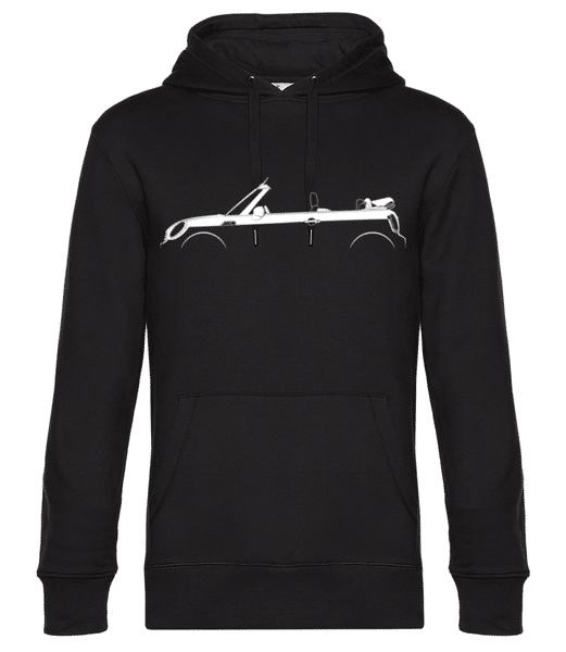 Aperçu: 'Mini Cooper Cabrio (R57)' Silhouette - Sweat à capuche premium Unisexe - Noir - Devant