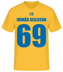 Schweden Fußball Trikot Immär Geilsson · Männer Basic T-Shirt