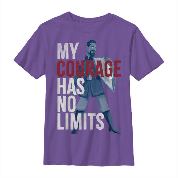 Aperçu: Disney - La Reine des neiges - Matthias Courage Stack - Enfant T-shirt - Pourpre - Devant