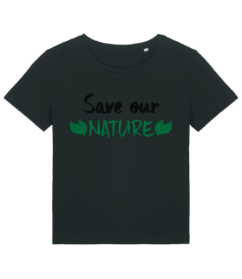 Save Our Nature - T-shirt bio Femme Stanley Stella 2.0 - Noir - Devant
