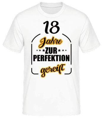 18 Jahre Gereift - Männer Basic T-Shirt - Weiß - Vorne