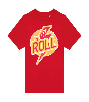 'N' Roll - T-shirt homme B&C - Rouge - Devant