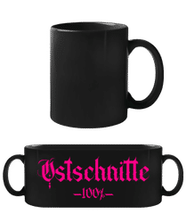 Ostschnitte 100 Prozent · Schwarze Tasse