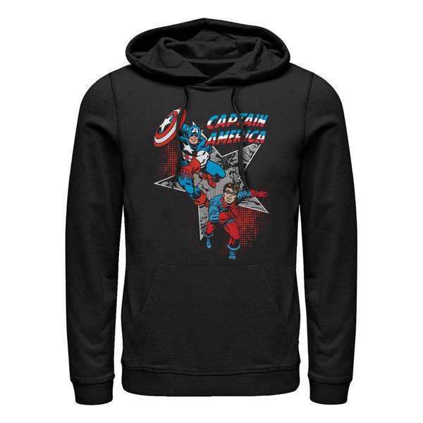 Aperçu: Marvel - Avengers - Captain America Bucky Team - Unisex Sweat à capuche - Noir - Devant