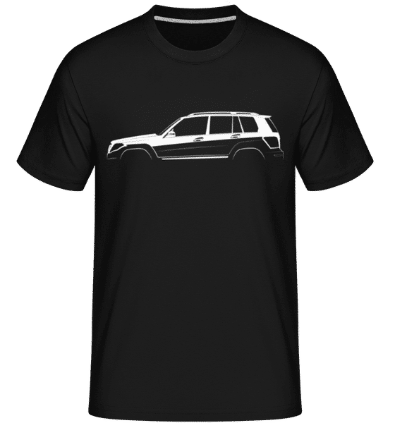 Preview: 'Mercedes-Benz GLK X204' Silhouette - Shirtinator Men's T-Shirt - Black - Front