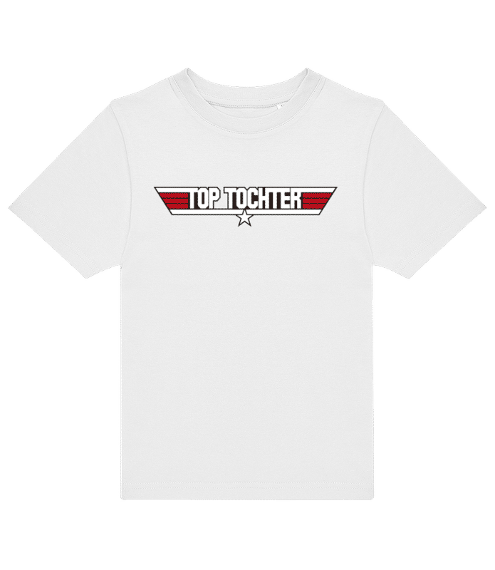 Vorschau: Top Tochter - Kinder T-Shirt B&C - Weiß - Vorne