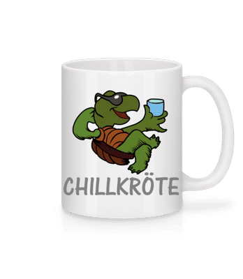 Chillkröte - Tasse - Weiß - Vorne