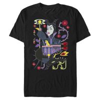 Disney - Sleeping Beauty - Maleficent dual maleficient - Men's T-Shirt - Black - Front