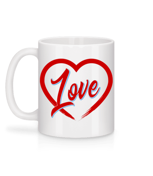 Preview: Heart Love - Mug - White - Back