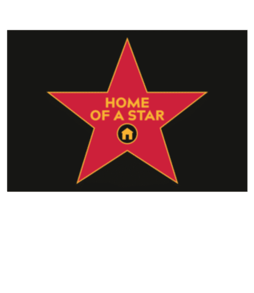 Vorschau: Home Of A Star - Fußmatte - Weiß - Vorne