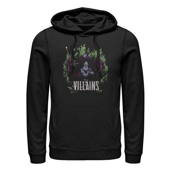 Aperçu: Disney - Les Méchants Disney - Skupina Children of Mayhem - Unisex Sweat à capuche - Noir - Devant
