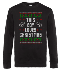 This Boy Loves Christmas · Sudadera estándar para hombre
