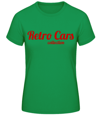Retro Cars Collection - Frauen T-Shirt B&C - Irischgrün - Vorne