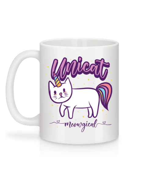 Aperçu: Unicat - Mug en céramique blanc - Blanc - Derrière
