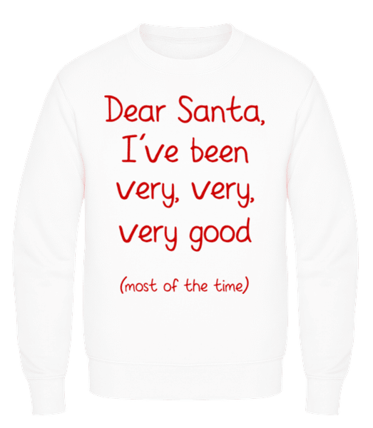 Aperçu: Very Very Very Good - Sweatshirt Homme - Blanc - Devant