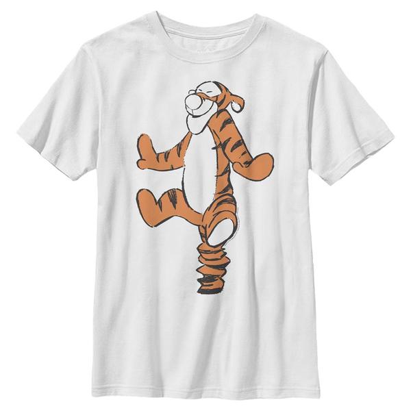 Aperçu: Disney - Winnie l'ourson - Tigr Basic Sketch - Enfant T-shirt - Blanc - Devant