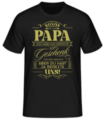 Bonus Papa Perfektes Geschenk · Männer Basic T-Shirt