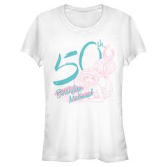 Disney - Ariel La Petite Sirène - Ariel La Petite Sirène Birthday Mermaid Fifty - Femme T-shirt