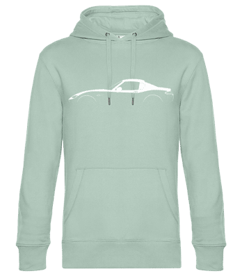 'Mazda MX-5 Miata RF ND' Silhouette - Männer Standard Hoodie - Mintgrün - Vorne