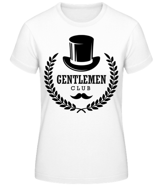 Aperçu: Gentlemen Club Schnauzer - T-shirt femme B&C - Blanc - Devant